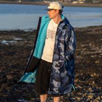 dryrobe Advance Long Sleeve Changing Robe - Blue Camo / Blue Extra Image 7 Preview